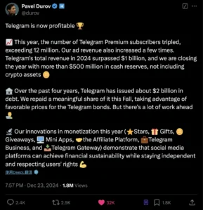 9 亿用户背后的秘密：Telegram 如何做到隐私与盈利两不误？