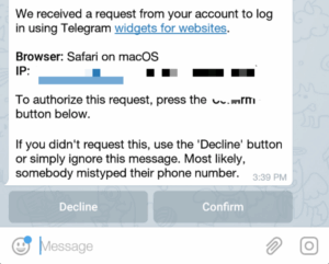 【比特兑】电报Telegram账号正式支持登录其他网站